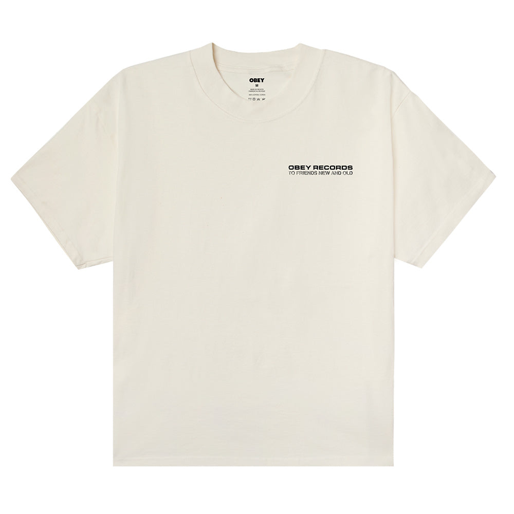 obey 168024360 to new friends and old tee shirt vintage white