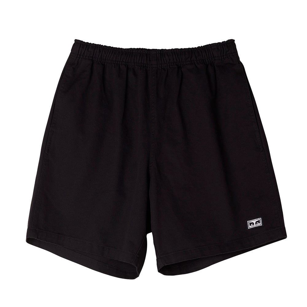 obey 172120078 easy relaxed twill short black