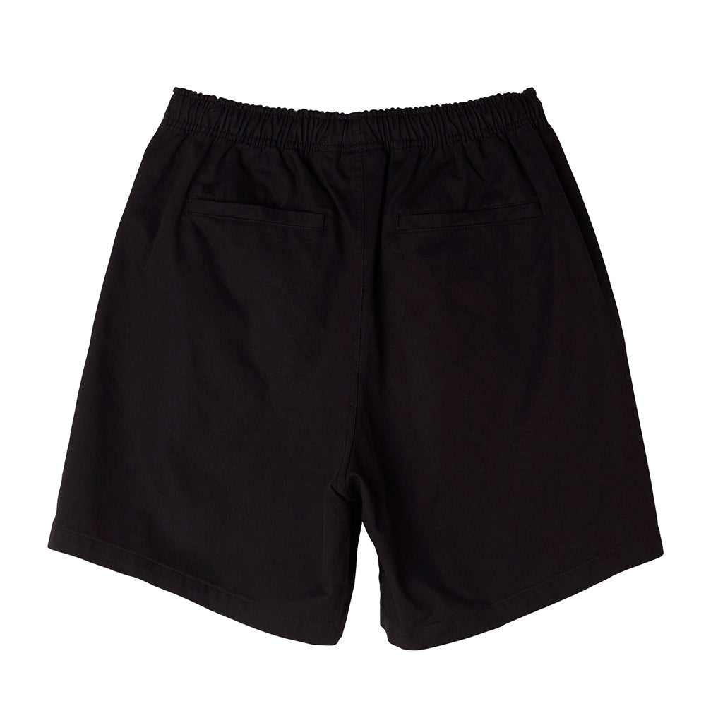 obey 172120078 easy relaxed twill short black