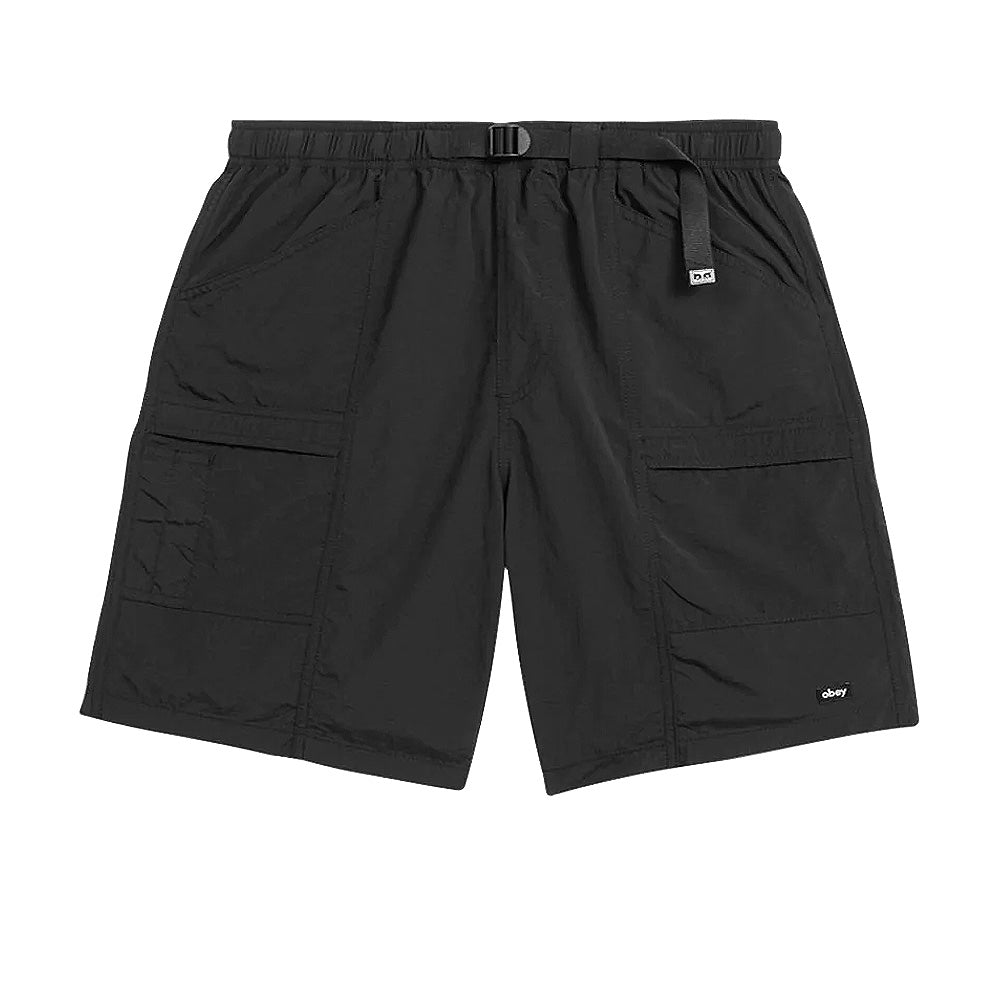 obey 172120111 route nylon short blk black