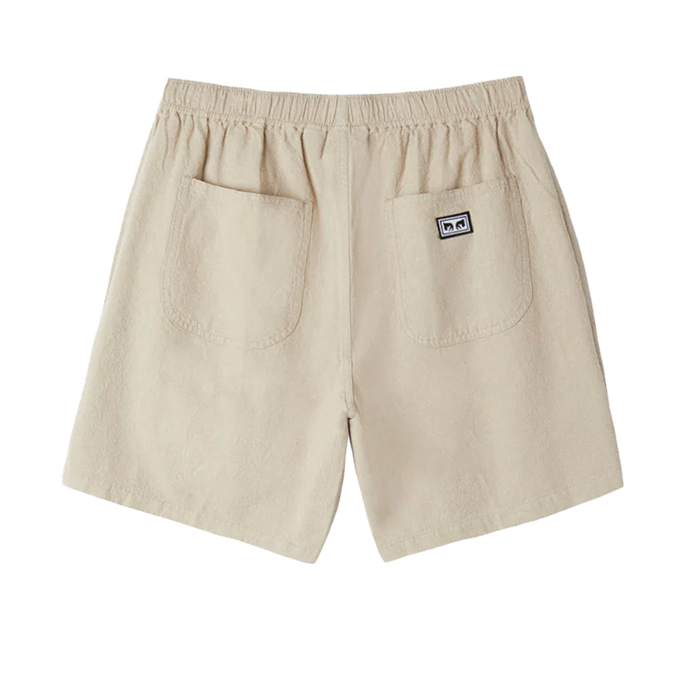 obey 172120113 easy linen short oatmeal