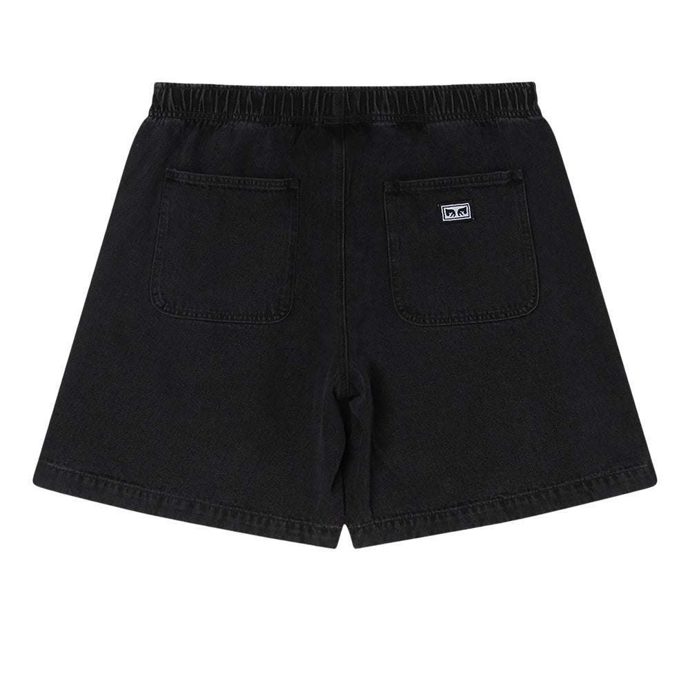 obey 172120138 easy denim short black