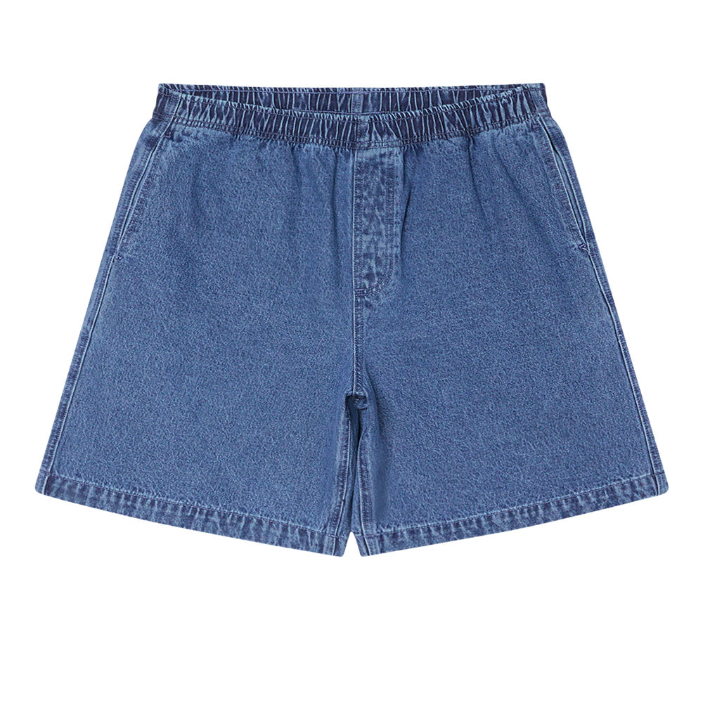 obey 172120138 easy denim short light indigo