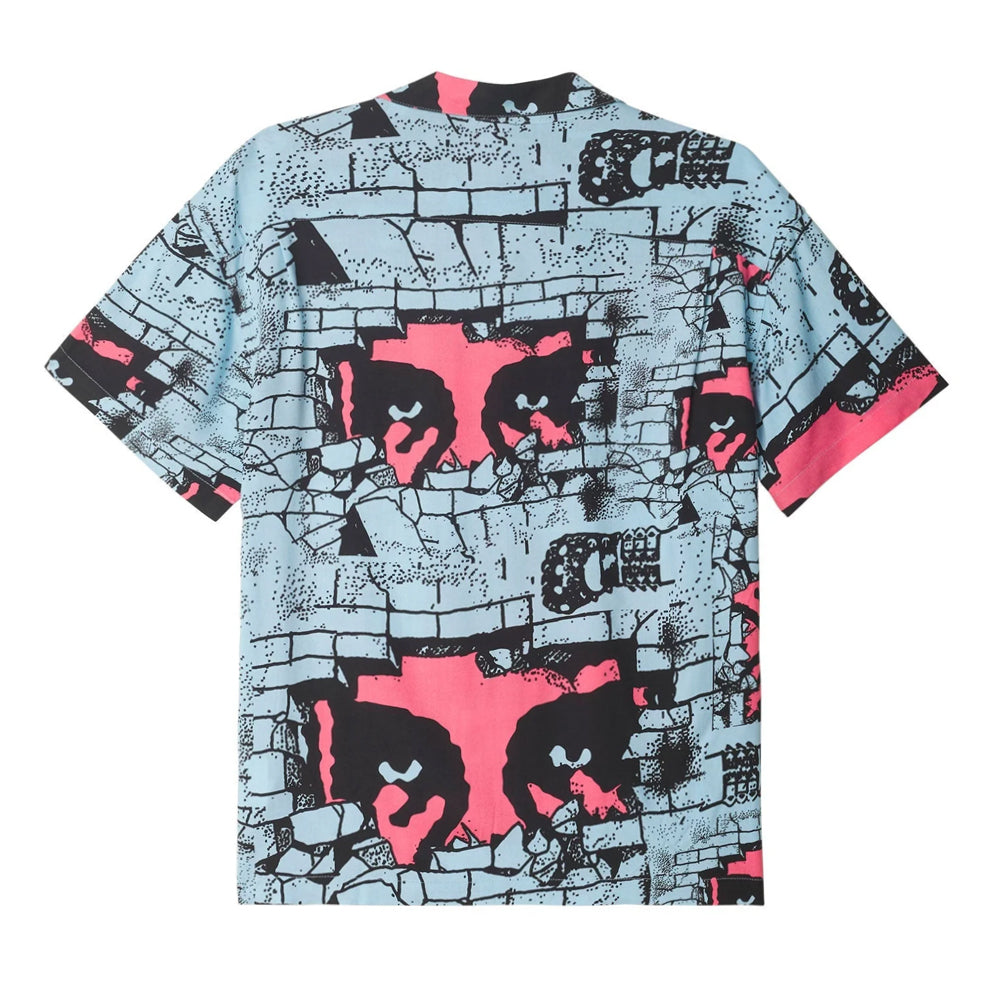 obey 181210385 detector woven white multi