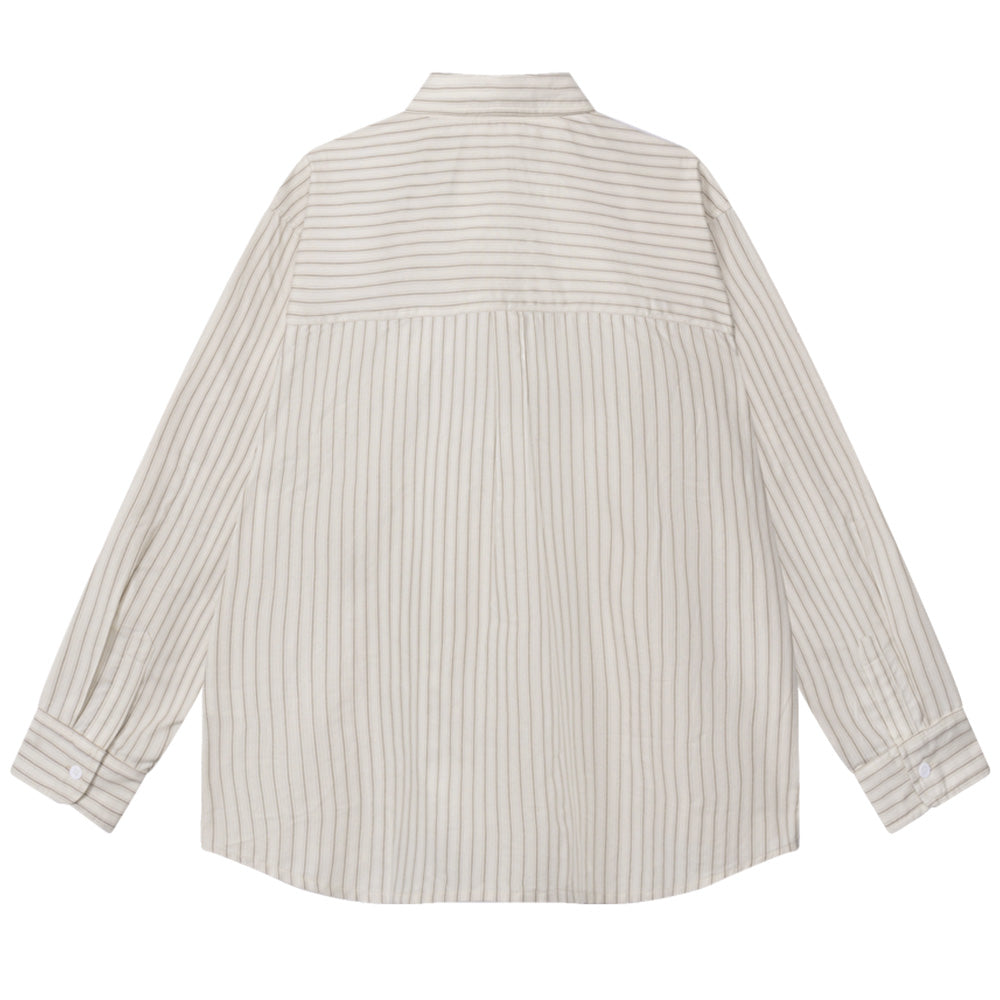 obey 196150003 x paraboot bochy embroidered shirt birch