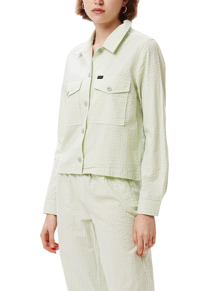 obey 221160029 helm jacket seafoam