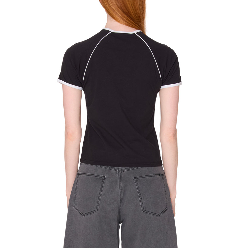 obey 231080166 replay raglan tee shirt digital black multi