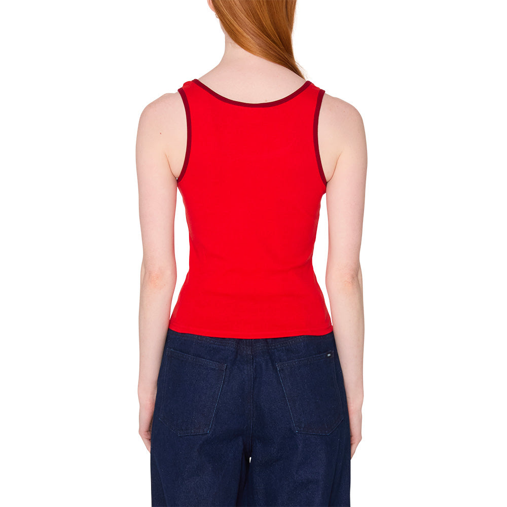 OBEY OBEY LOREN RIB TANK // RED