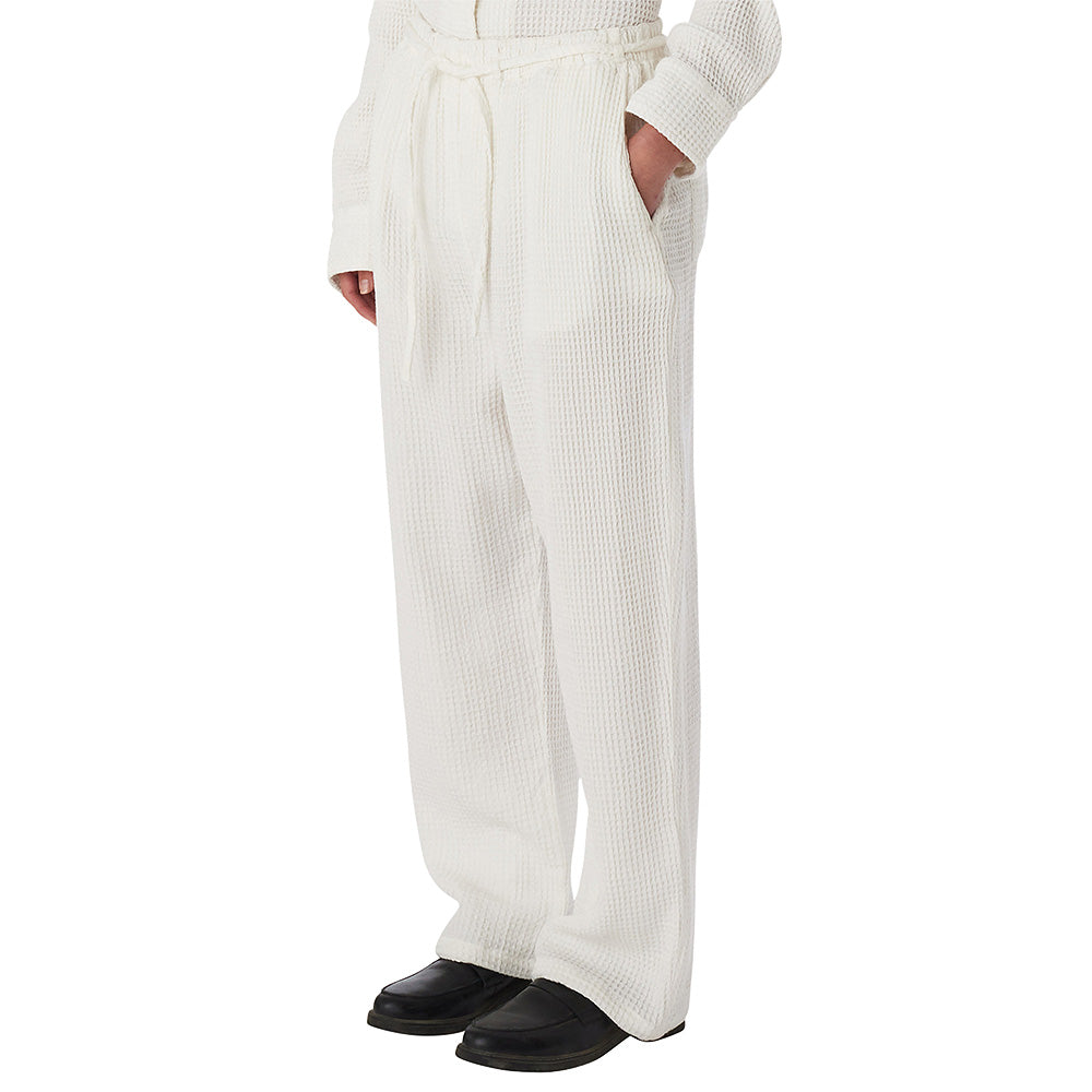 obey 242000118 camille waffle pant muted white