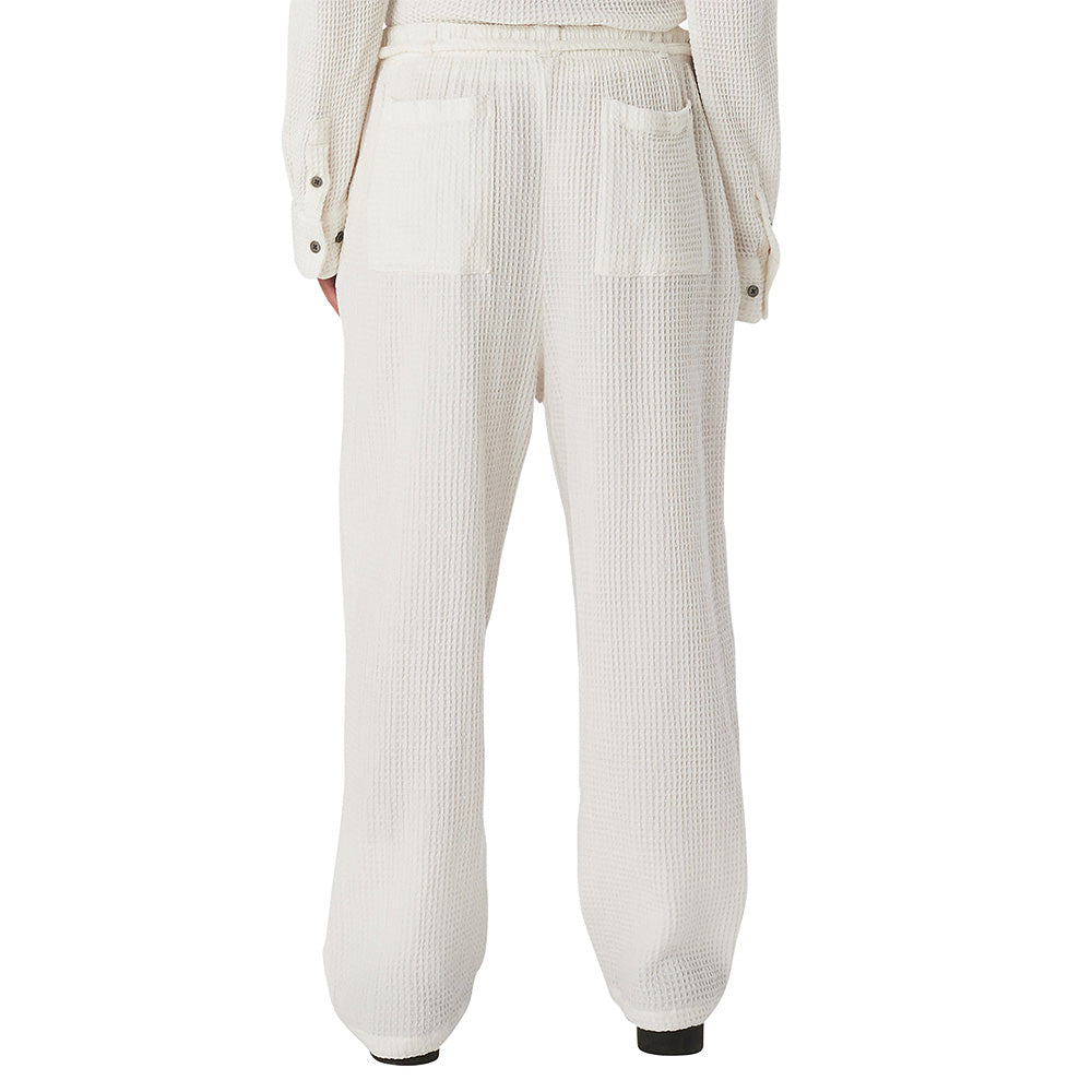 obey 242000118 camille waffle pant muted white