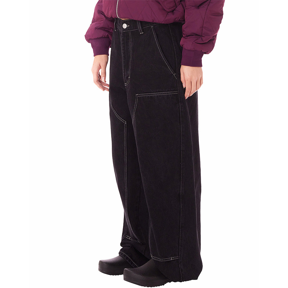 obey 242010049 leah ii baggy denim fbl faded black