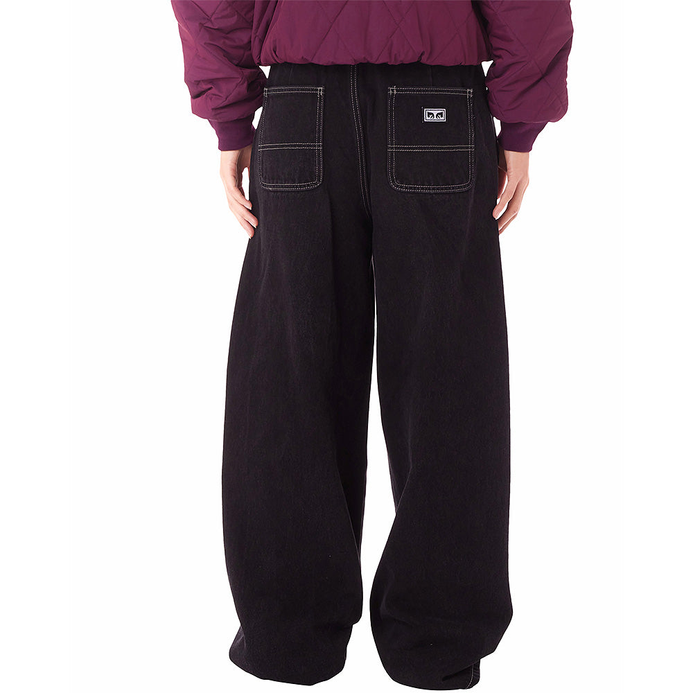 obey 242010049 leah ii baggy denim fbl faded black