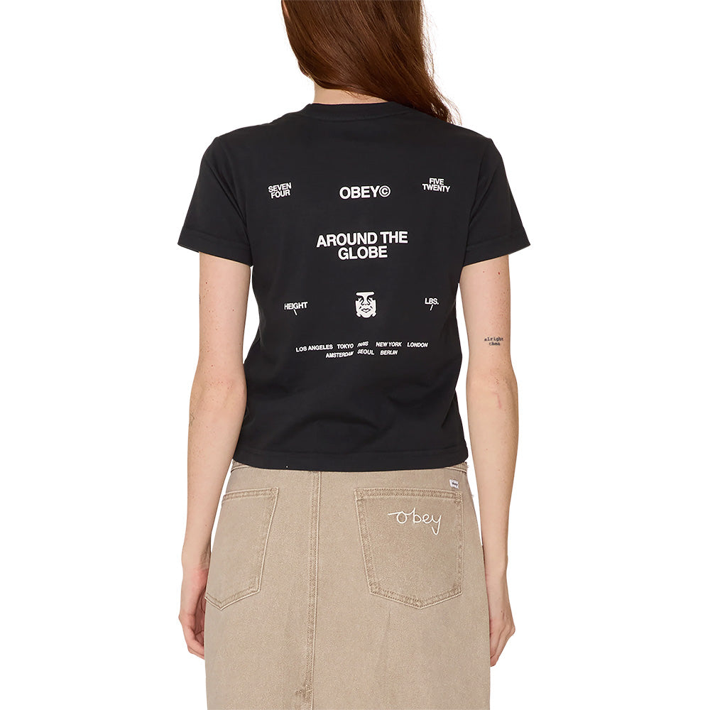 obey 267792663 around the globe kaylin tee black