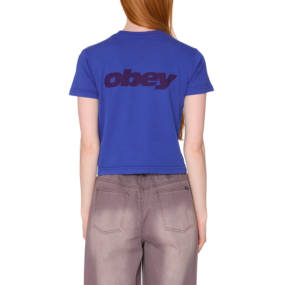 OBEY OBEY SPEED TEE SHIRT // BLUE QUARTZ