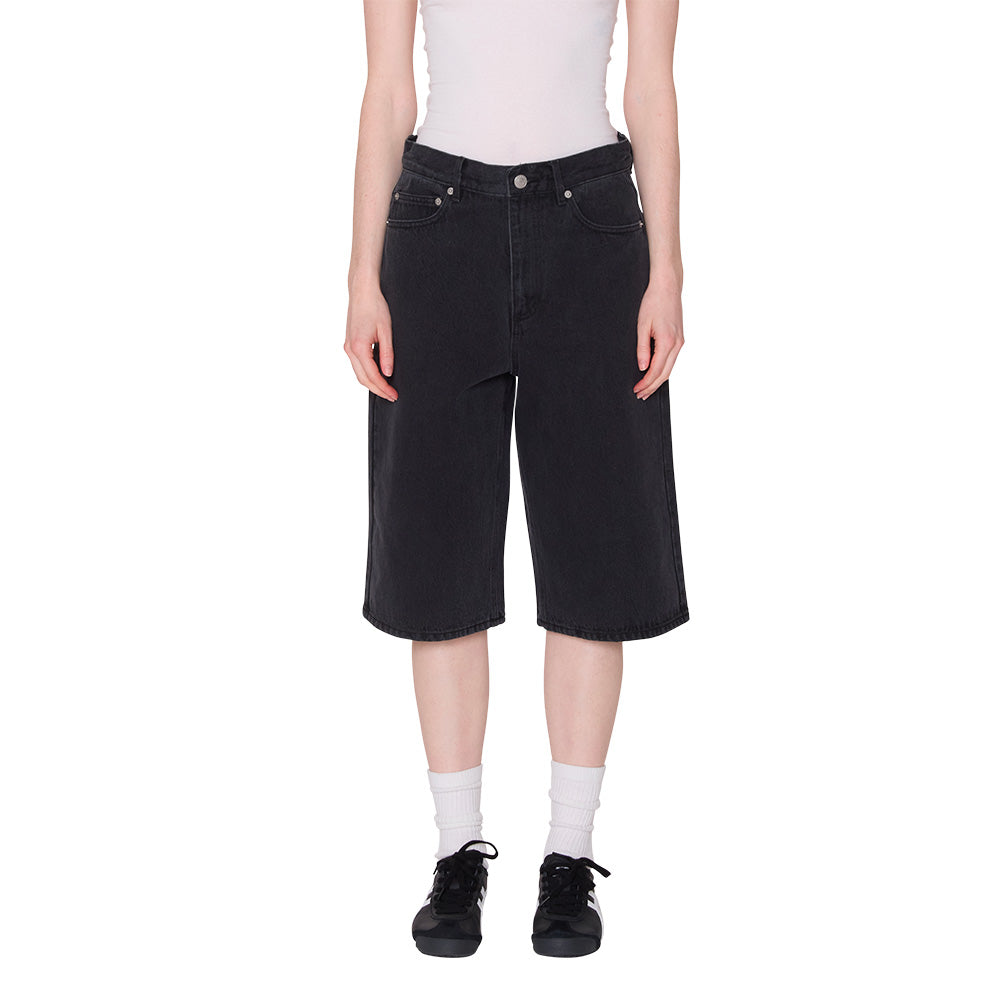 OBEY OBEY KARINA LONG DENIM SHORT // WASHED BLACK