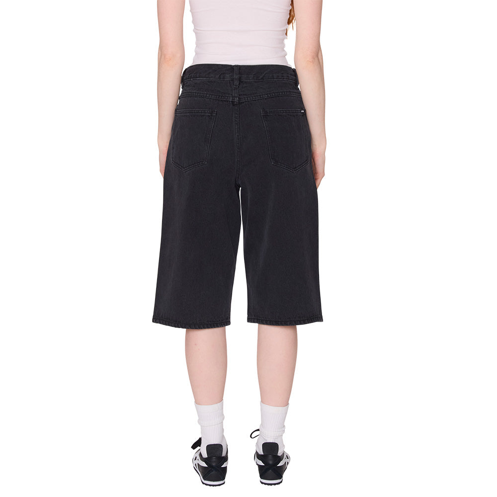 OBEY OBEY KARINA LONG DENIM SHORT // WASHED BLACK
