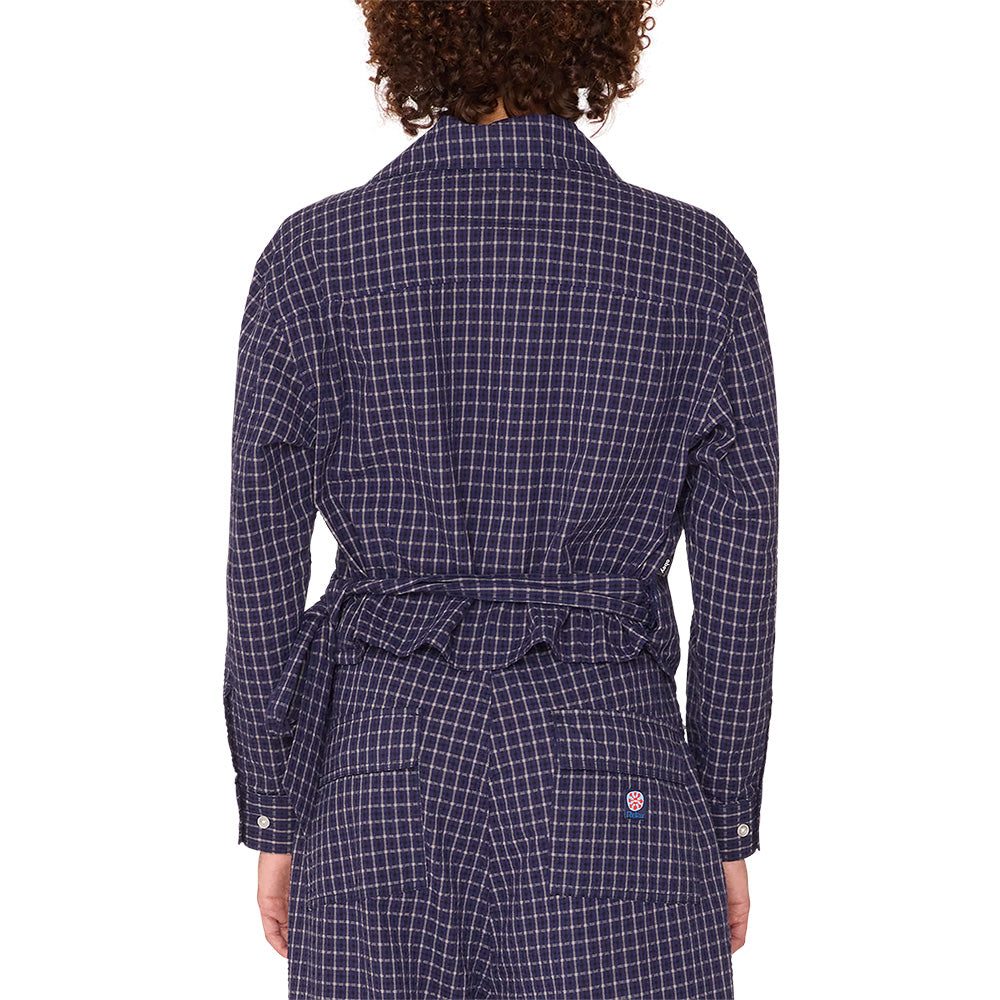 obey 281200138 circa wrap shirt blue multi