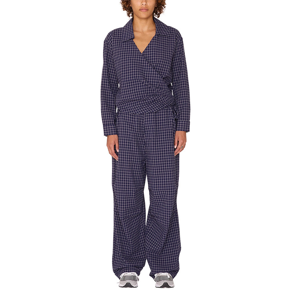 obey 281200138 circa wrap shirt blue multi