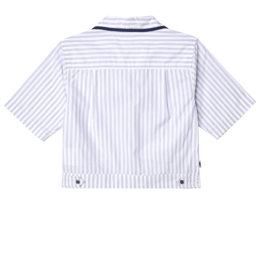 obey 281210111 serena utility shirt good grey multi