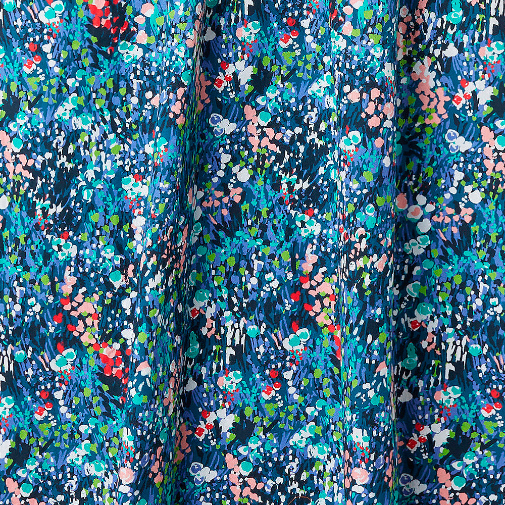 obey 401500414 obey spring garden dress teal blue multi