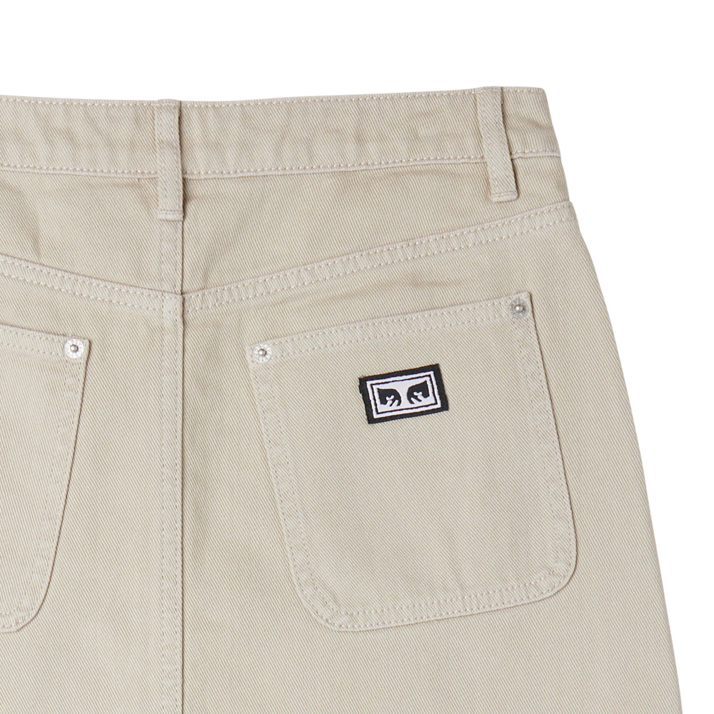 obey 411550113 jenny overdyed skirt silver grey