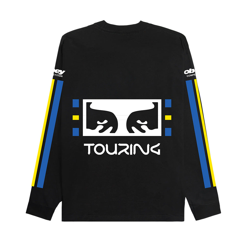 OBEY OBEY COMPETITION LS TEE // BLACK