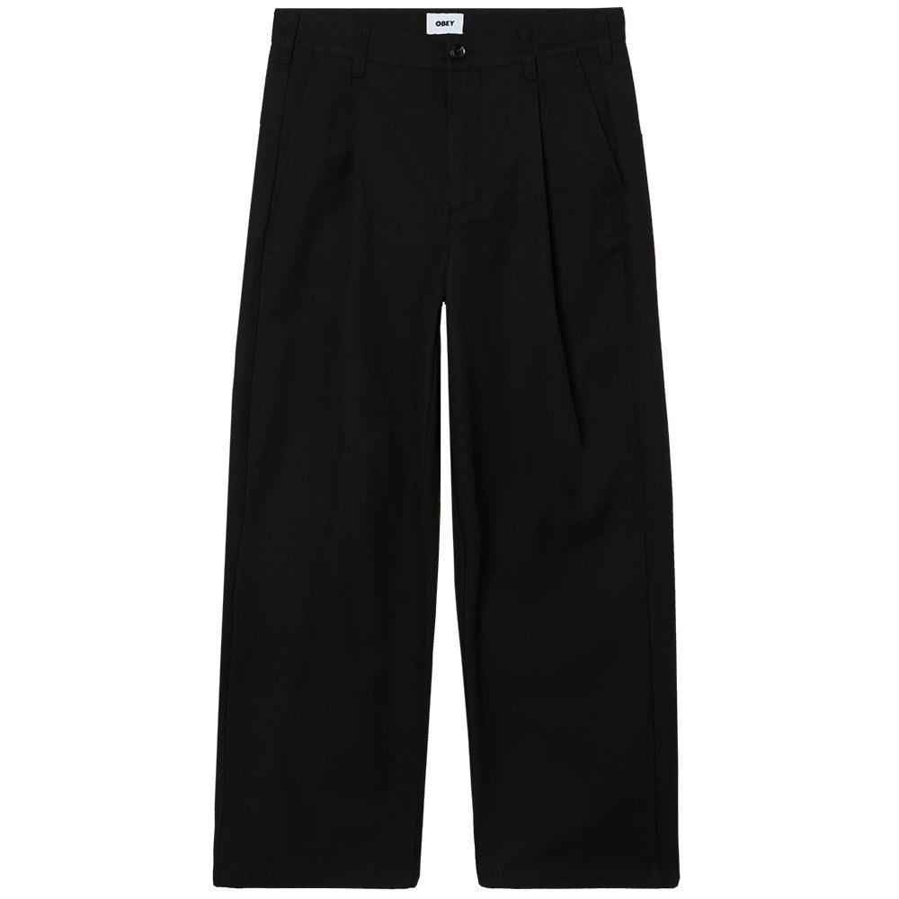 OBEY OBEY DEAN PLEATED PANT // BLACK