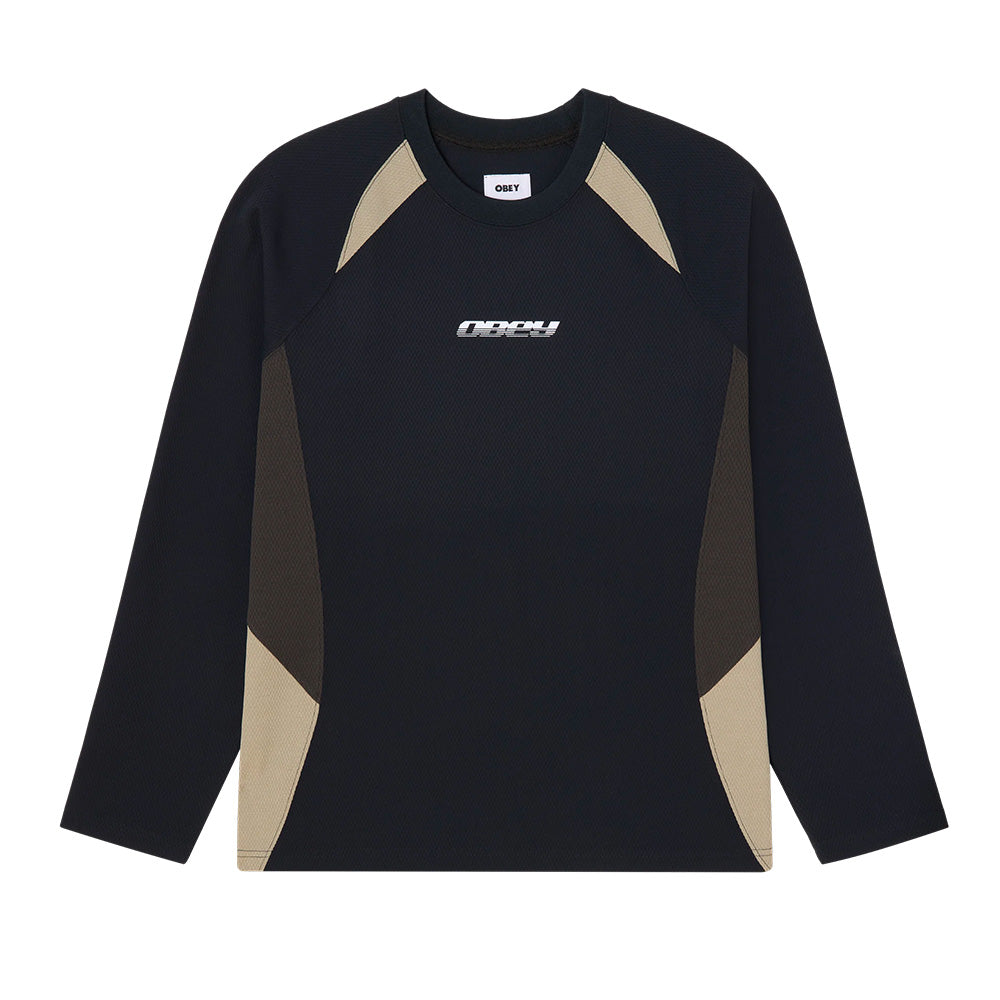 OBEY OBEY DELTA KNIT LS // DRIED SAGE MULTI