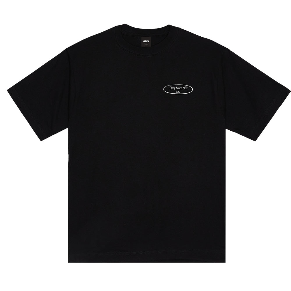 OBEY OBEY DISRUPTION TEE // BLACK