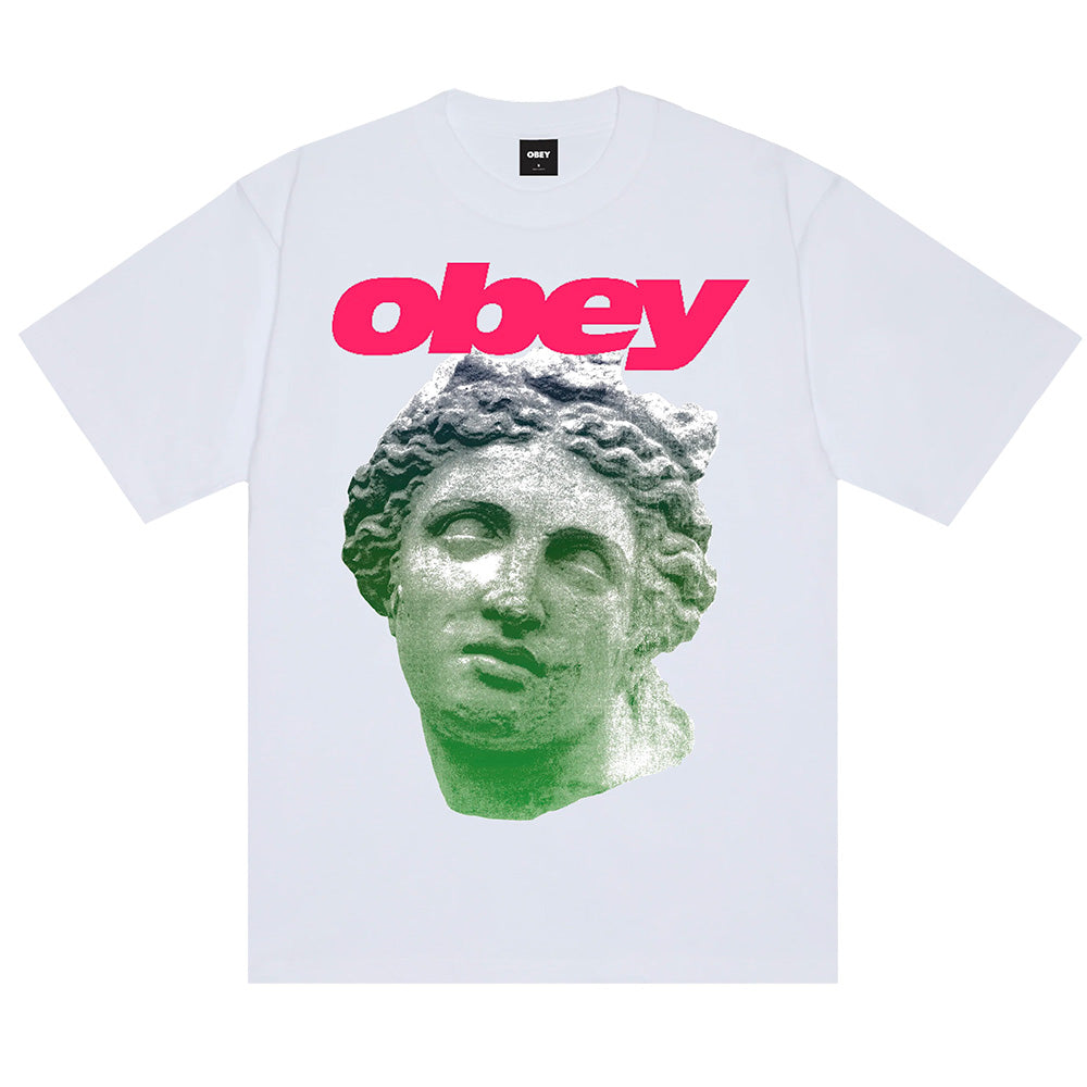 obey etruscan tee white