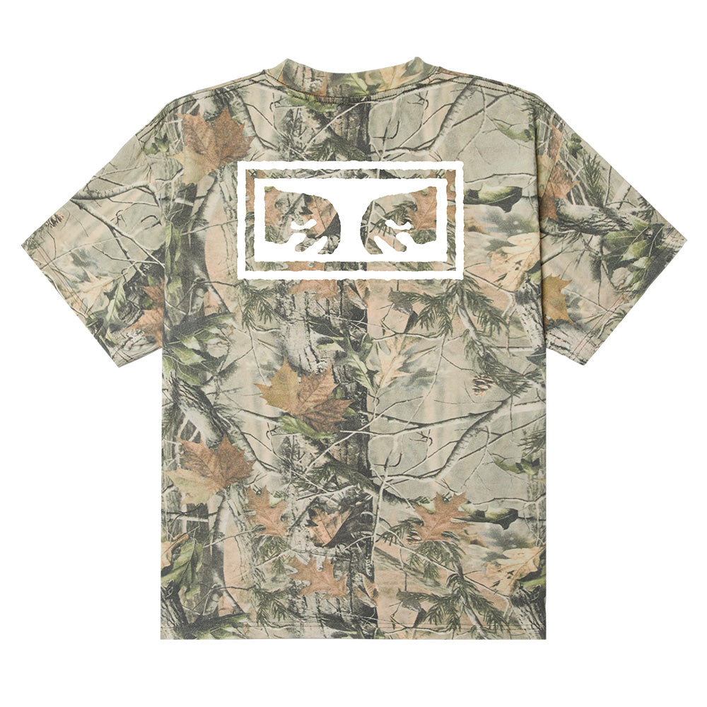 OBEY OBEY EYES 3 TEE // LEAF CAMO
