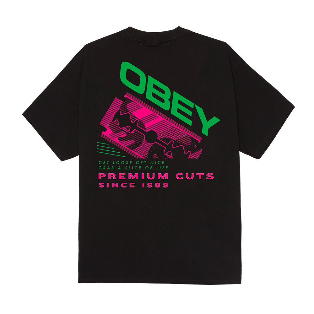 OBEY OBEY RAZOR TEE // BLACK