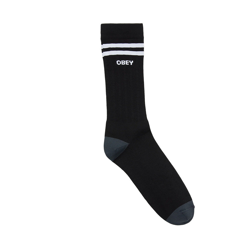 OBEY OBEY SOCCER SOCKS // BLACK / WHITE