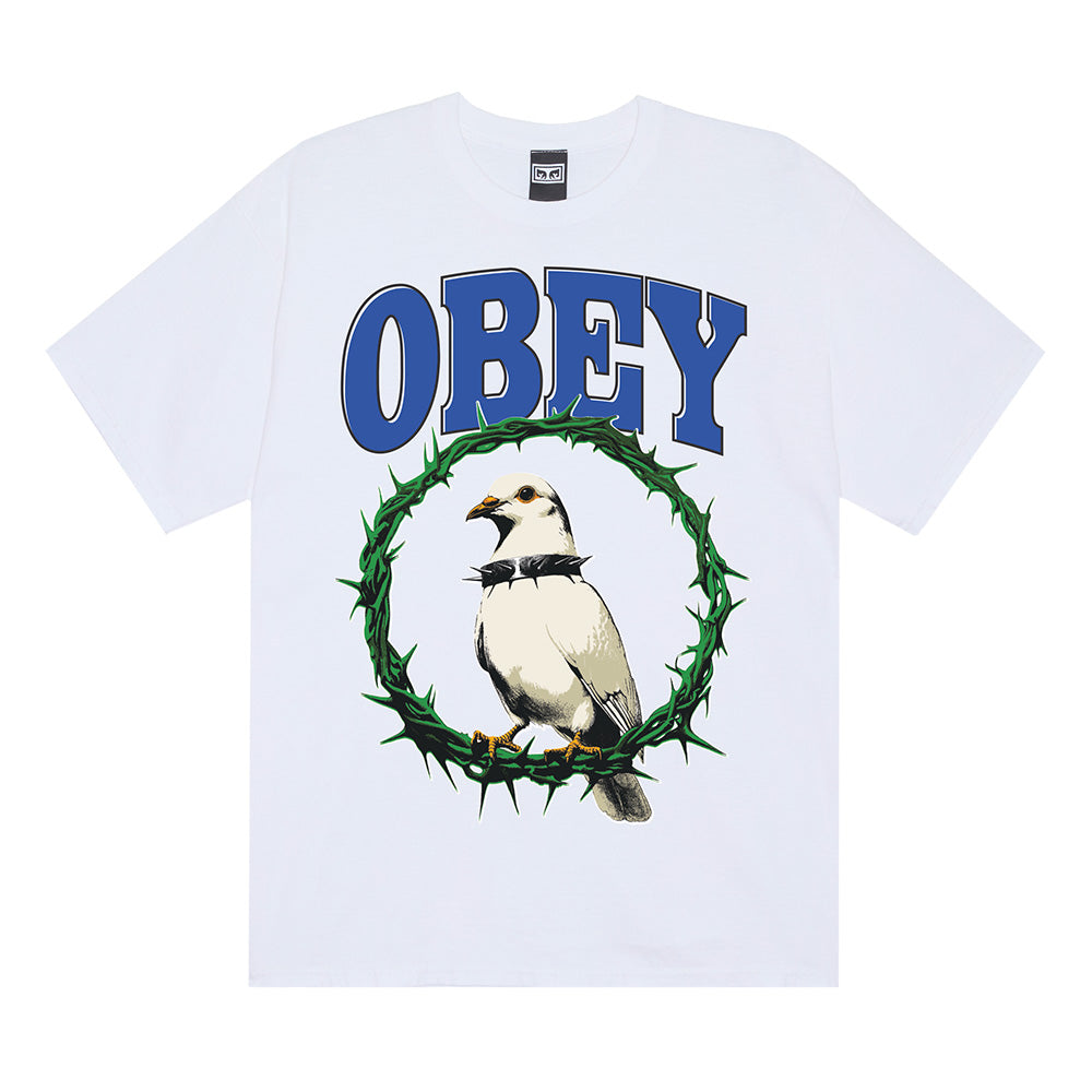 obey thorns of peace tee white