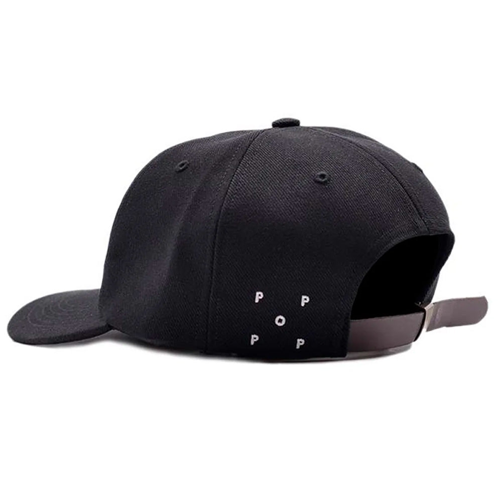 pop trading company nos09 o 6 panel hat black
