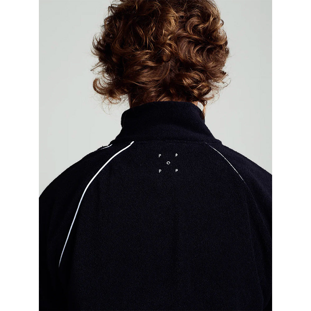 pop trading company popss26507 terry cub track top black