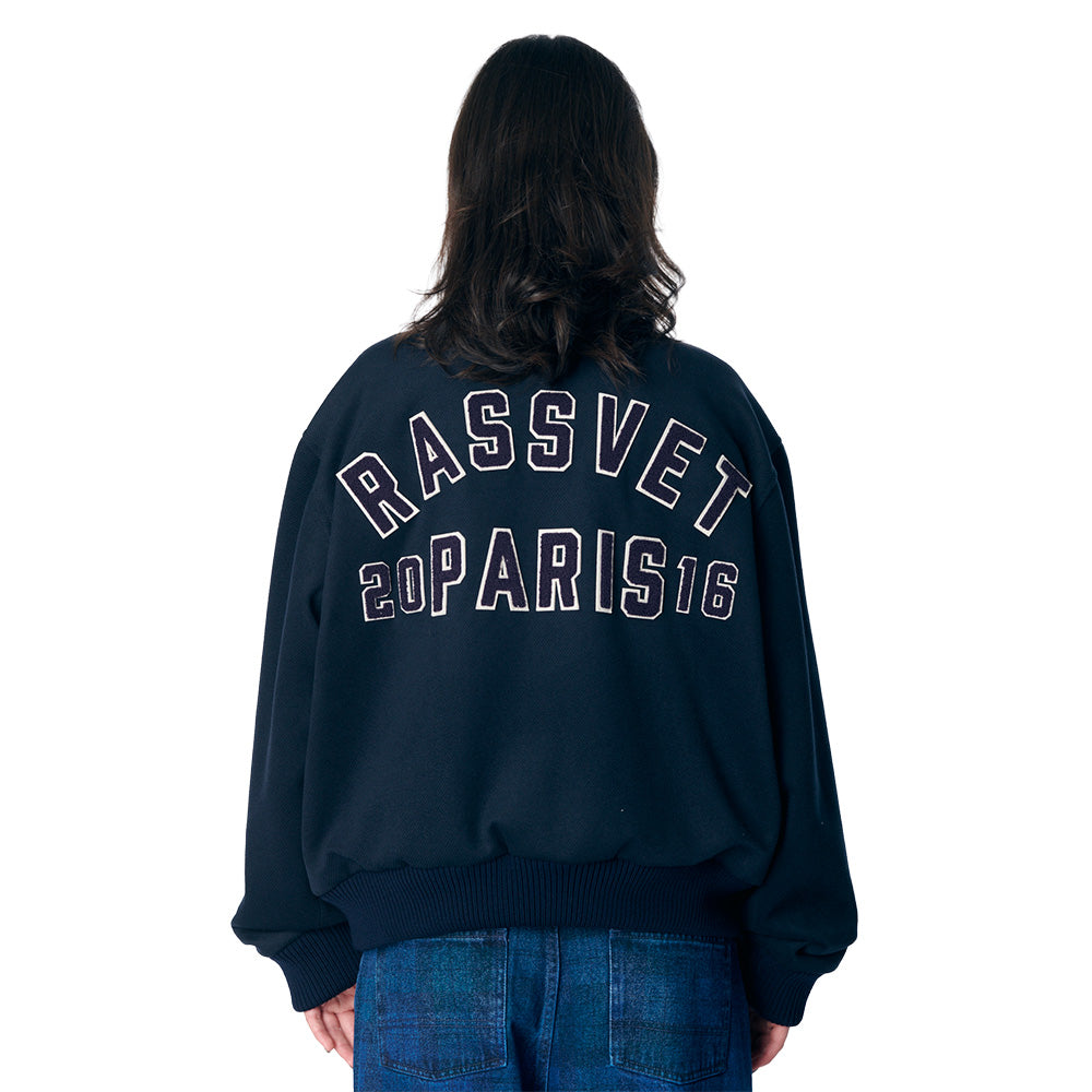 rassvet pacc17j005 men varsity jacket woven navy