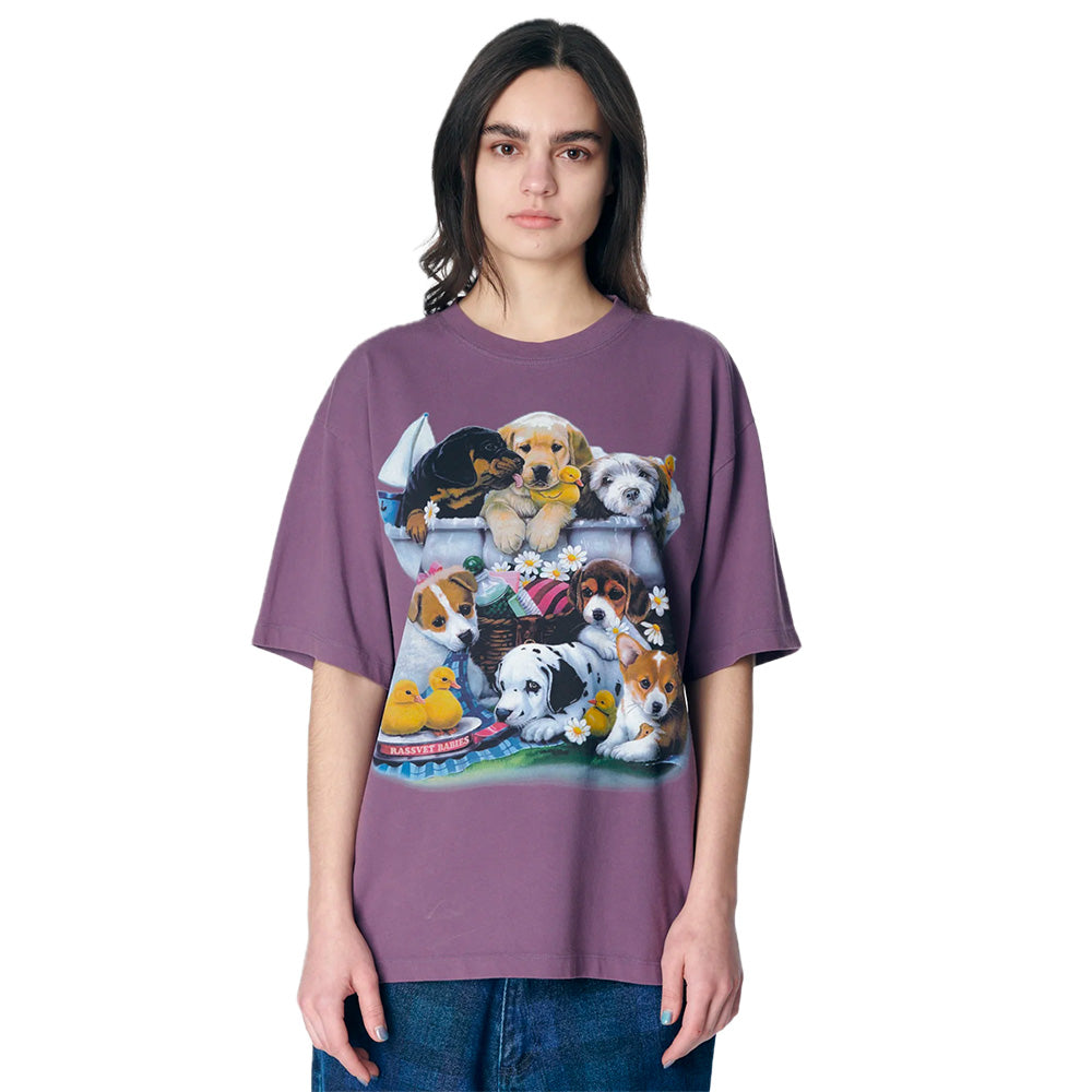 rassvet pacc17t003 puppies tee purple