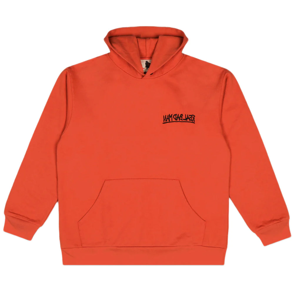 real bad man rbm12066 bassline hooded sweat dusty red