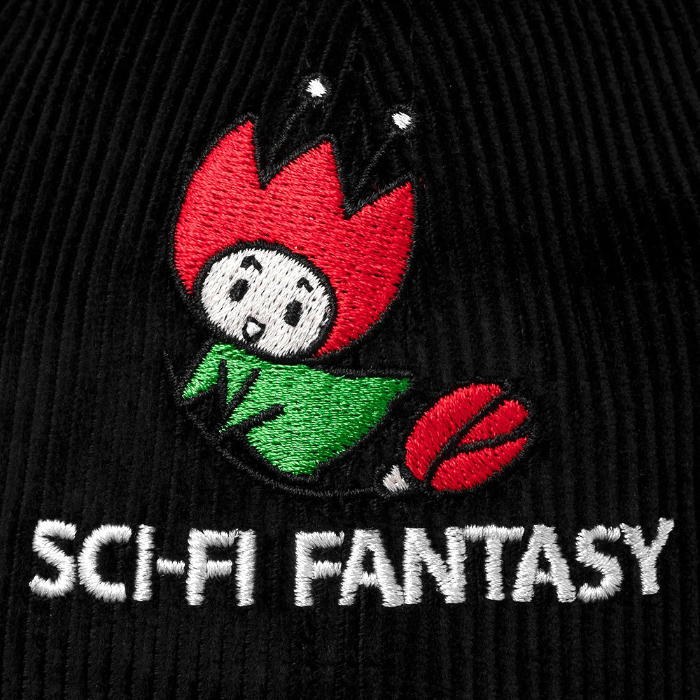 sci-fi fantasy 4713 flying rose hat black