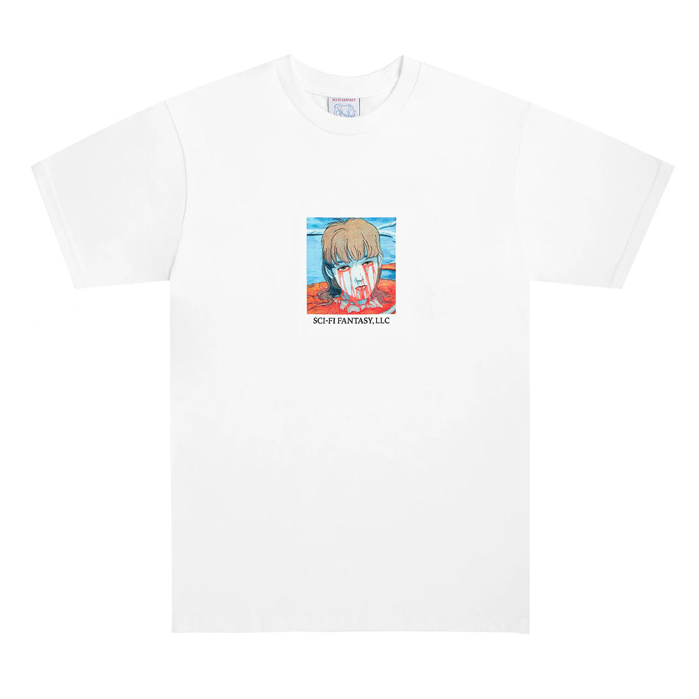 sci-fi fantasy 4871 leaking eyes tee white