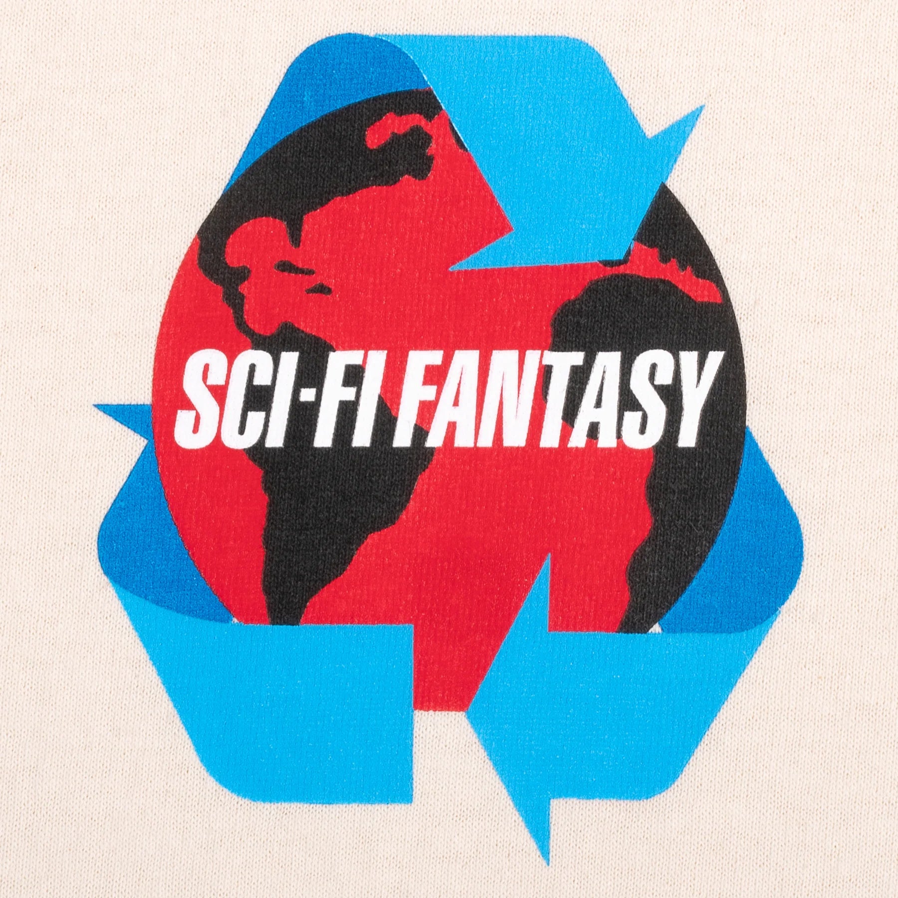 SCI-FI FANTASY SCI-FI FANTASY RECYCLE TEE // NATURAL