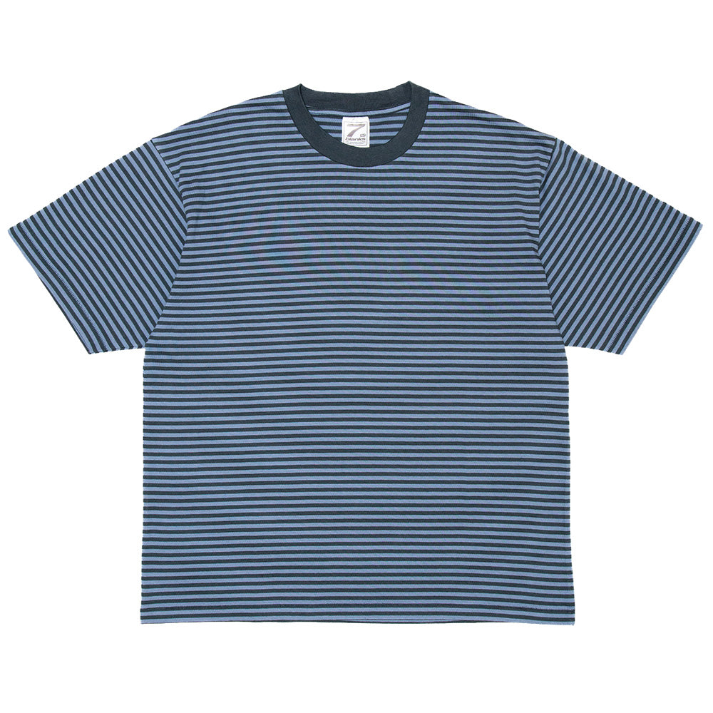 seven blanks llc 7b stbg stripe tee black grey