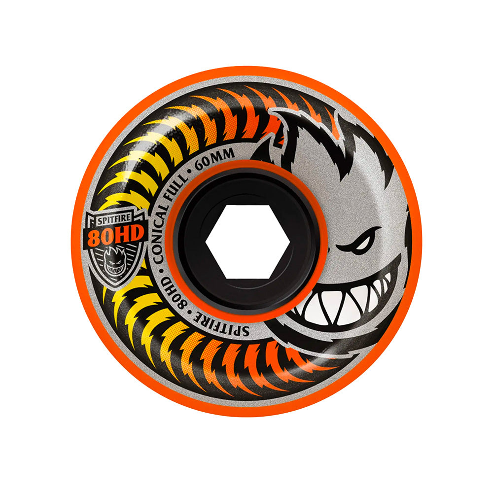 spitfire wheels sp80hdo 80hd chargers conicals fade orange 55mm