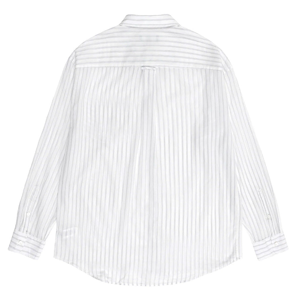 stüssy 1110289 light weight classic shirt white