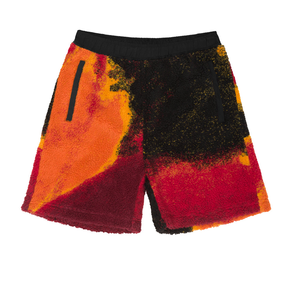 stussy 112303 sherpa short lava