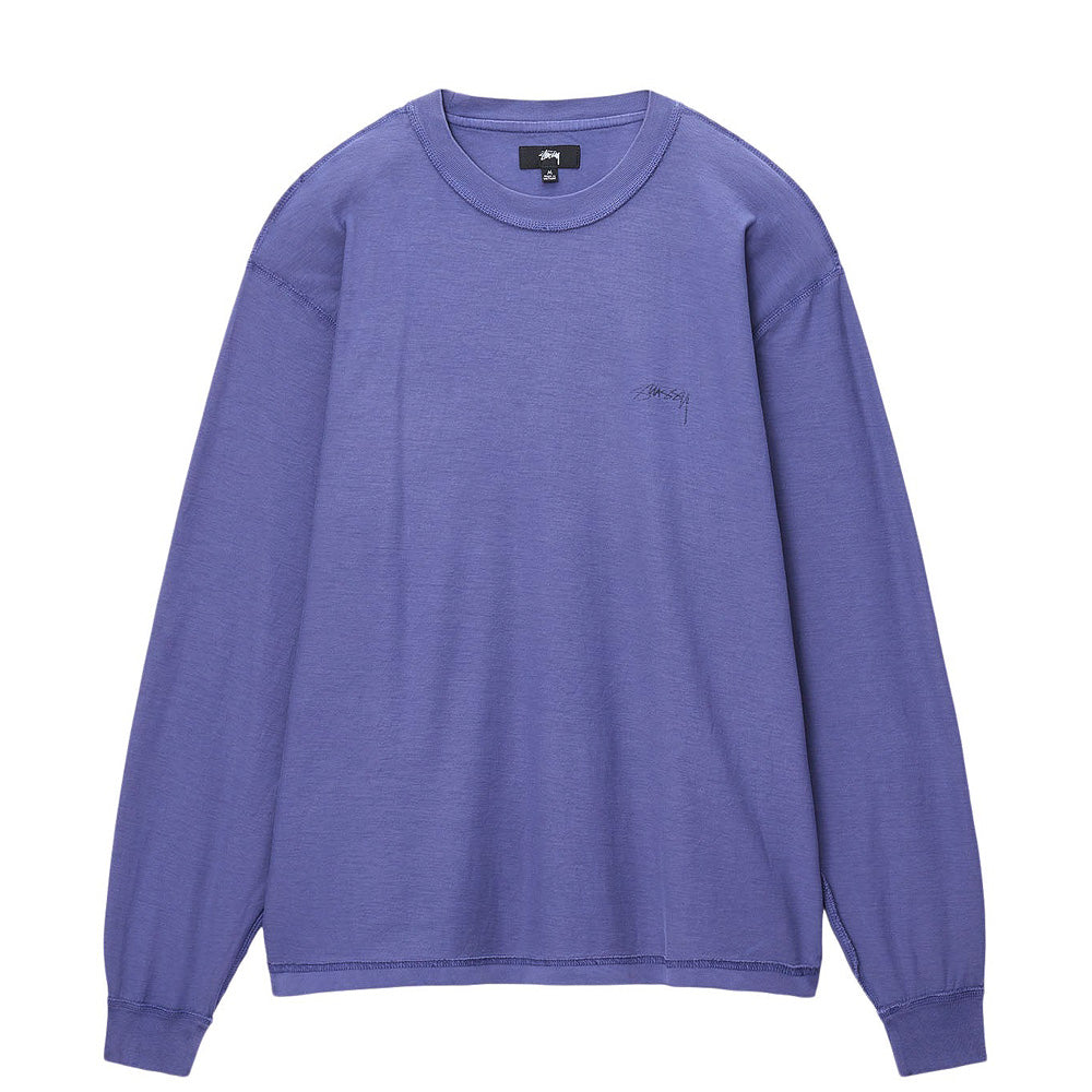 stussy 1140333 lazy ls tee deep cobalt