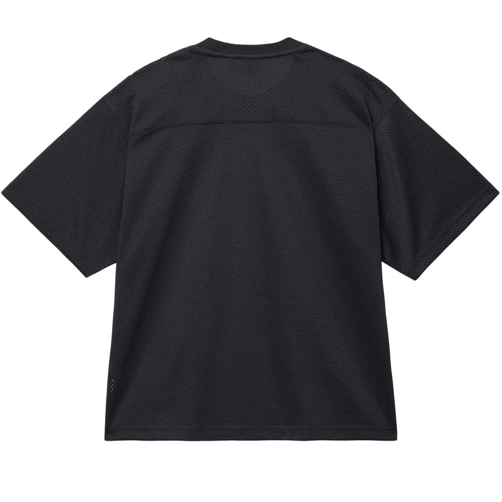 stussy 1140338 sport mesh football jersey black