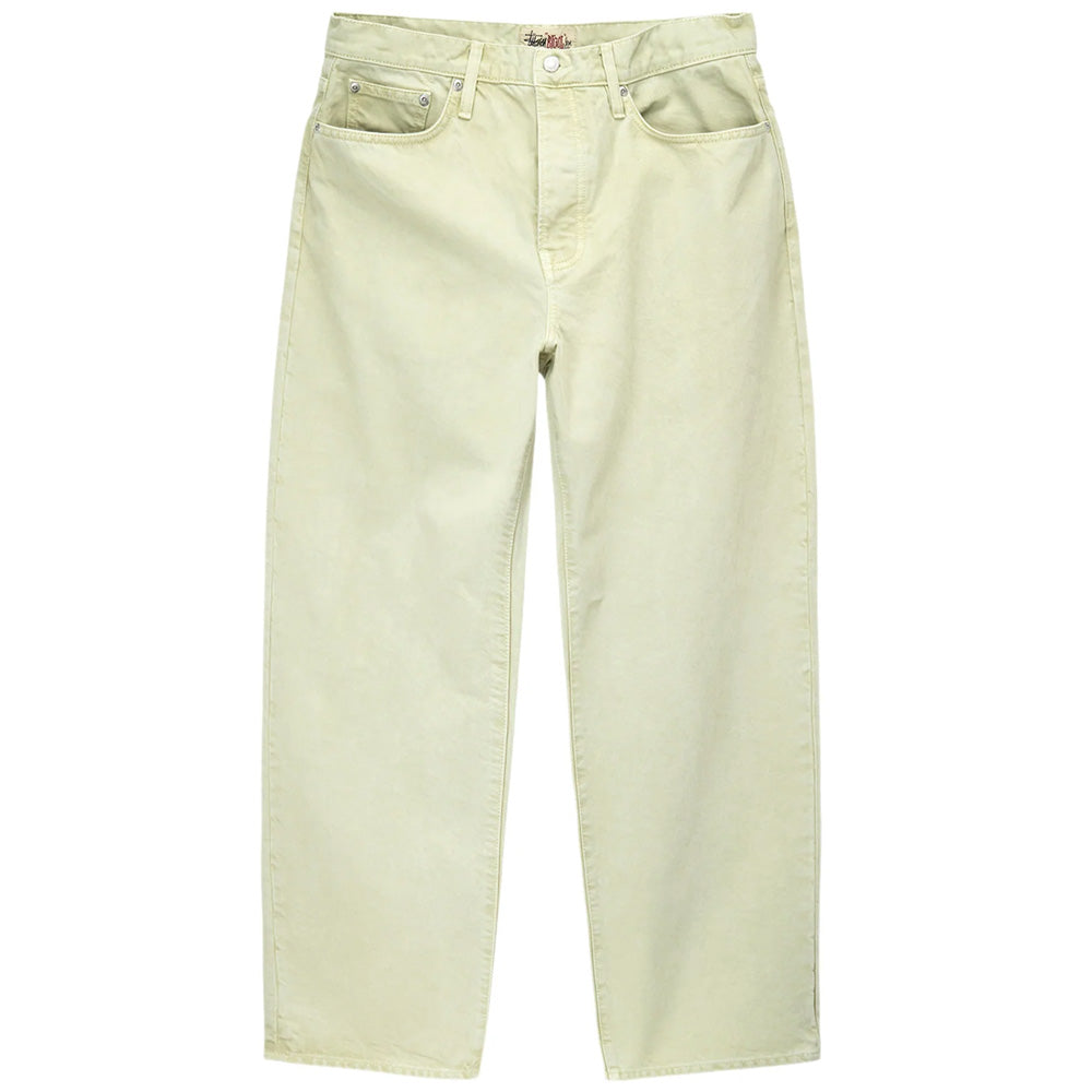STÜSSY STÜSSY DOUBLE DYE BIG 'OL JEANS PANT // CREAM
