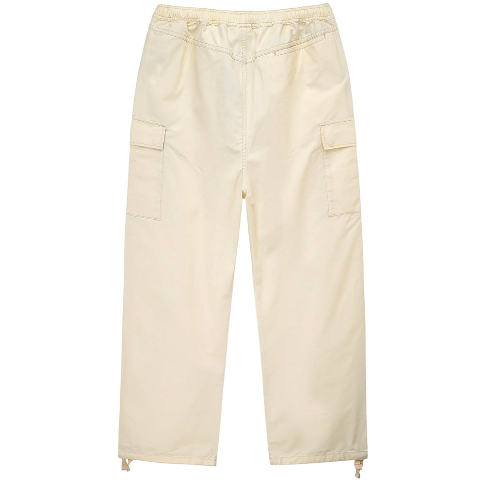 stussy 116608 ripstop cargo beach pant cream